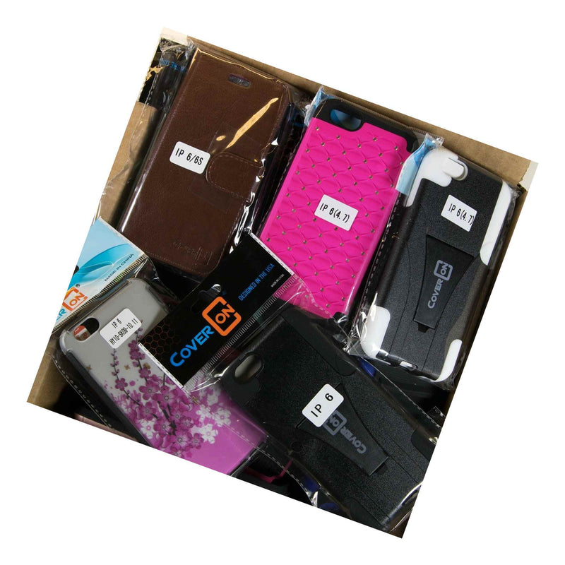 Wholesale Bulk Lot Of 70 Apple Iphone 6S Iphone 6 Mixed Phone Cases Various
