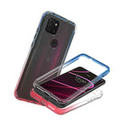 Pink Blue Case For Tcl T Mobile Revvl 5G Full Body Rugged Hard Slim Phone Cover