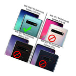 Purple Hybrid Protective Hard Slim Phone Cover Case For Samsung Galaxy S10 Plus