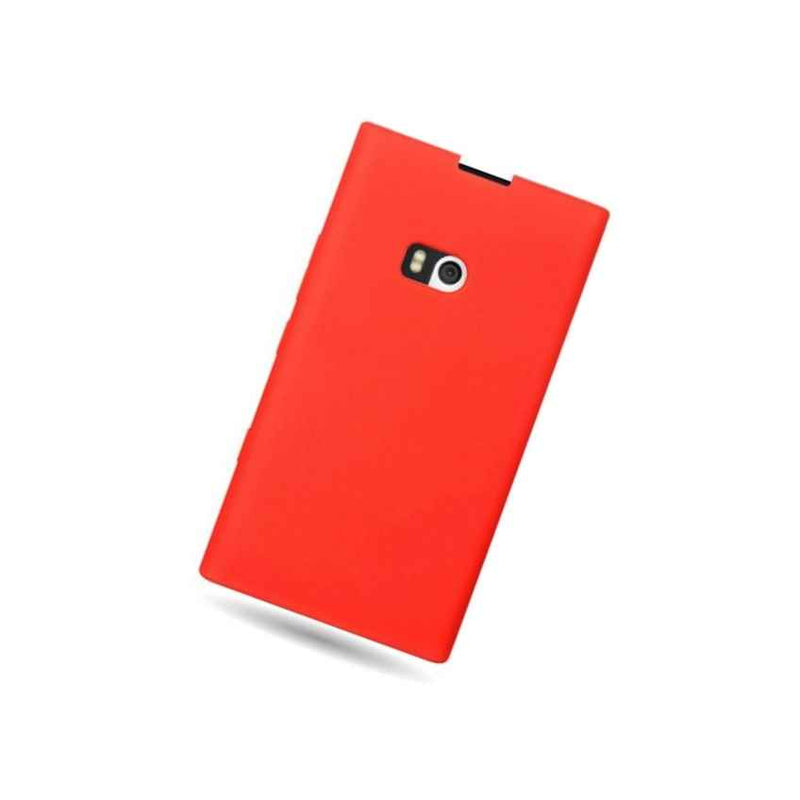 Tpu Silicone Flexible Rubber Skin Red Silicone Case Cover Nokia Lumia 900