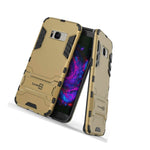 For Samsung Galaxy S8 Phone Case Armor Kickstand Slim Hard Cover Gold