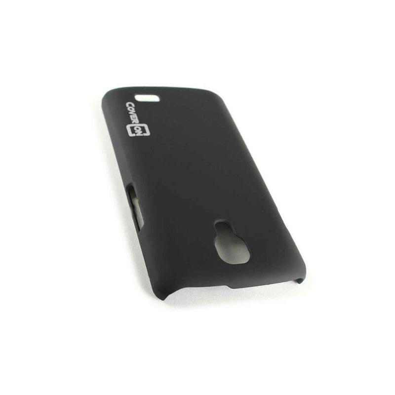 For Lg Access F70 Hard Case Slim Matte Back Phone Cover Black