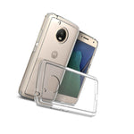 Hybrid Slim Fit Hard Back Cover Case For Motorola Moto G5 5Th Generation Clear
