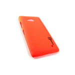 For Microsoft Lumia 640 Case Neon Orange Slim Plastic Hard Back Cover