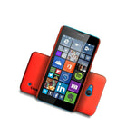 For Microsoft Lumia 640 Case Neon Orange Slim Plastic Hard Back Cover