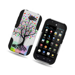 Love Tree Design Hybrid Kickstand Cover Case For Huawei At T Tribute Fusion 3