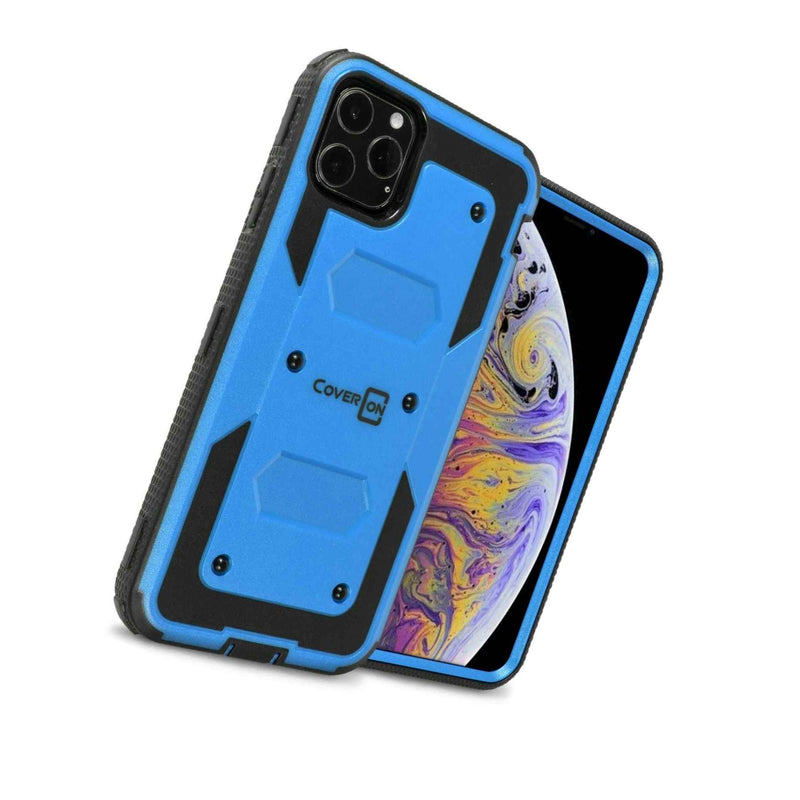 Blue Protective Hybrid Cover For Apple Iphone 11 Pro Shockproof Hard Phone Case