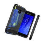 Starry Night Case Carbon Fiber For Samsung Galaxy Amp Prime 3 Express Prime 3