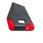 For Samsung Galaxy S2 I777 Case Hard Silicone Hybrid Stand Cover Red Black