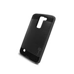 For Lg Treasure Case Black Slim Rugged Hybrid Phone Cover