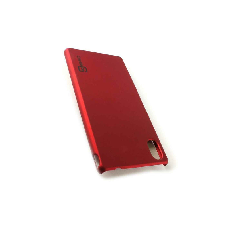 For Sony Xperia M4 Aqua Hard Case Slim Matte Back Phone Cover Red Scarlet