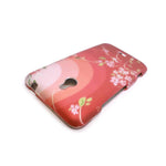 Coveron For Nokia Lumia 1320 Case Hard Slim Phone Cover Red Flower Blossom