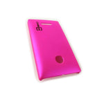 For Microsoft Lumia 435 Hard Case Slim Matte Snap On Back Rose Pink Phone Cover