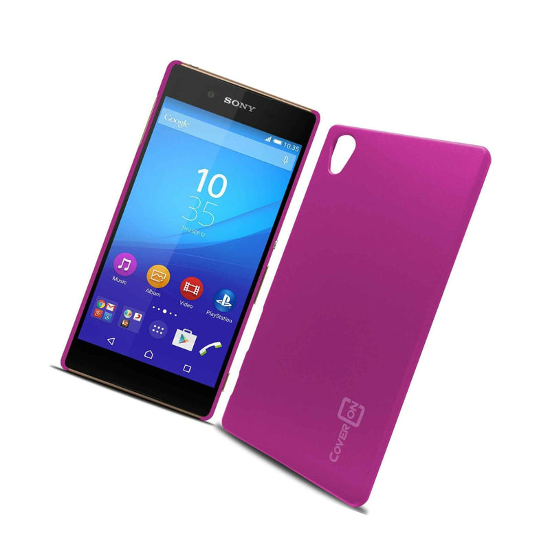 For Sony Xperia Z5 Case Purple Violet Slim Plastic Hard Back Cover