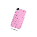 Coveron For Sony Xperia Z3 Case Hybrid Diamond Hard Light Pink White Cover
