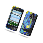 Hard Cover Protector Case For Zte Solar Z795G Starry Night
