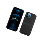 Case Hybrid Hard Shockproof Plastic Cover Black For Apple Iphone 12 Pro
