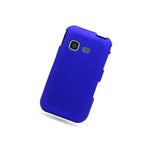 Hard Rubberized Matte Blue Phone Cover Case For Samsung S390G Freeform M T189