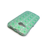 Coveron For Htc One Remix Mini 2 Case Ultra Slim Snap Cover Teal Panda Dots