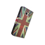 For Samsung Galaxy Note 5 Wallet Case Uk Flag Design Folio Phone Pouch