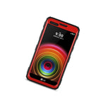 For Lg X Power K6P Red Case Protective Armor Hard Phone Cover