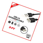 Usb 3Ft Extension Cable Cord M F For Samsung Galaxy S20 S20 Note 20 20 Ultra 1