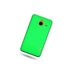 For Microsoft Lumia 640 Xl Case Lime Green Slim Plastic Hard Back Cover