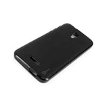 Black Case For Alcatel Pop 4 Flexible Shockproof Slim Rubber Tpu Cover