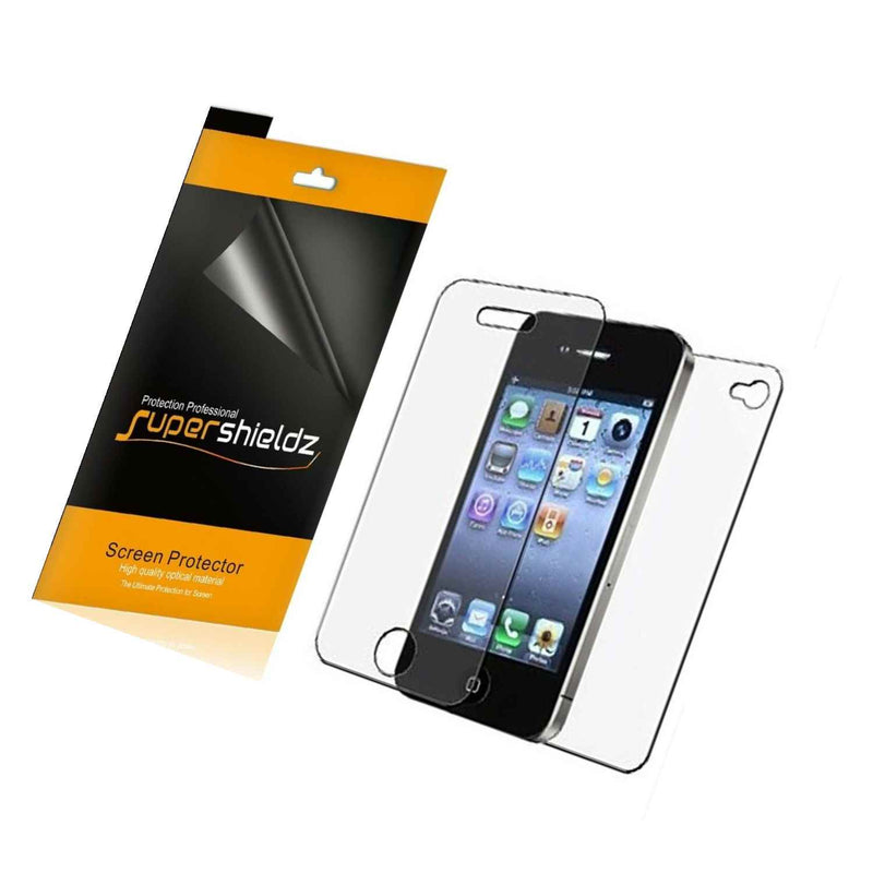 6X Supershieldz Front Back Full Body Screen Protector For Apple Iphone 4 4S