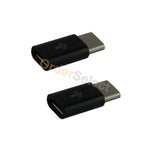 2X Micro Usb To Type C Adapter For Samsung Galaxy S10 S10 Plus S10E Note 10 10