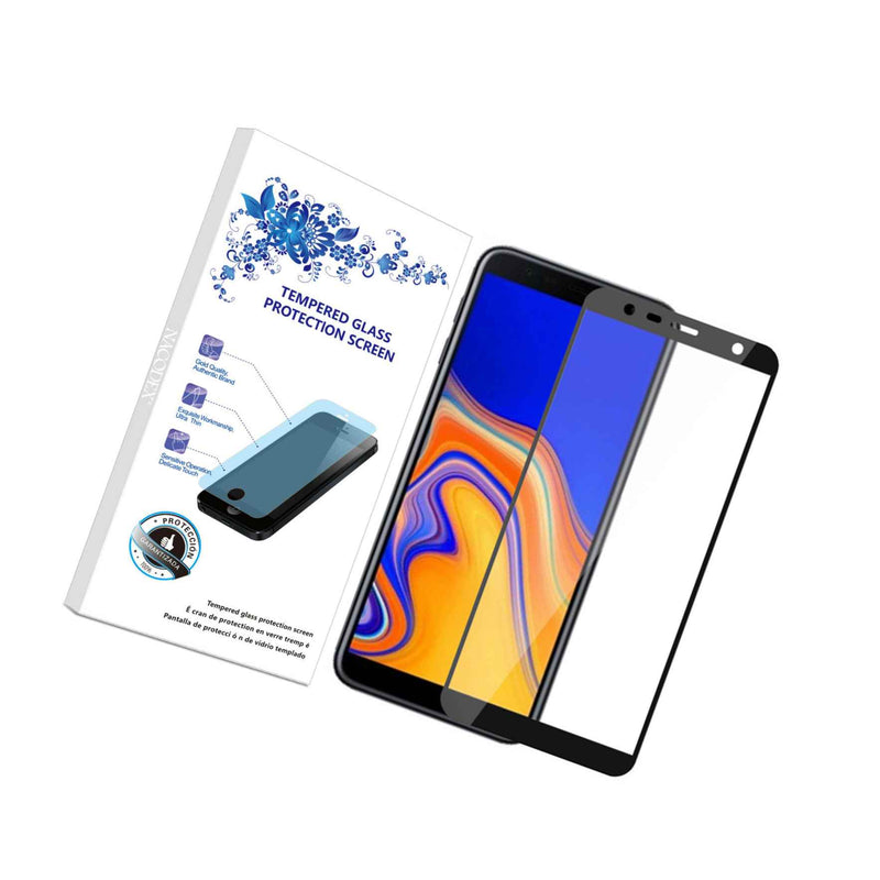 For Samsung Galaxy J6 Plus 2018 Full Cover Tempered Glass Screen Protector