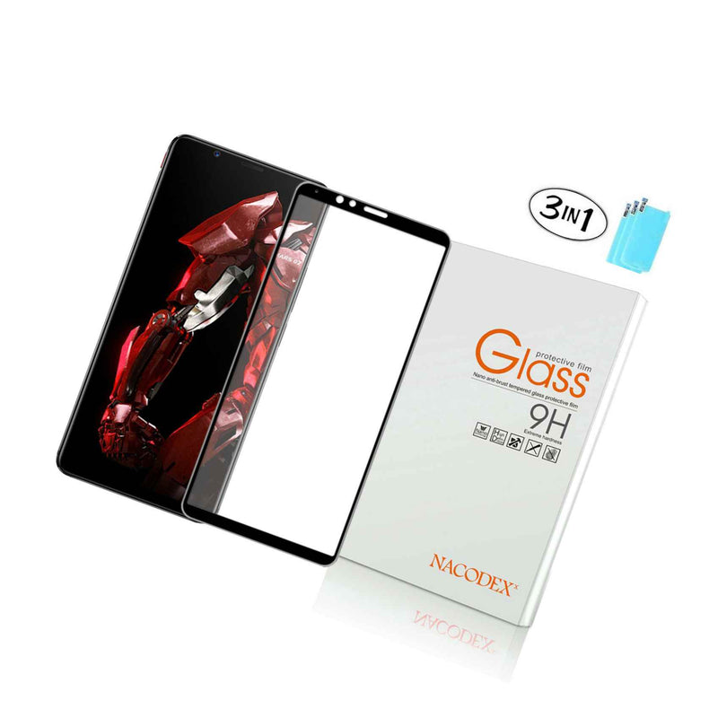 3X Nx For Zte Nubia Red Magic2 Full Cover Tempered Glass Screen Protector Black