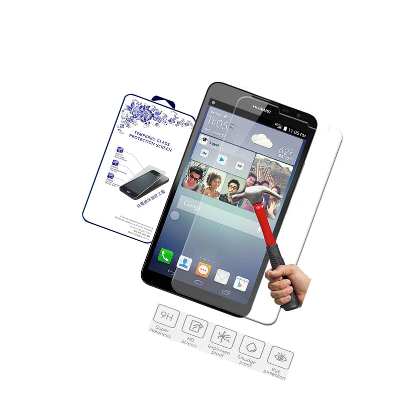 For Huawei Ascend Mate 2 Ultra Slim Premium Hd Tempered Glass Screen Protector