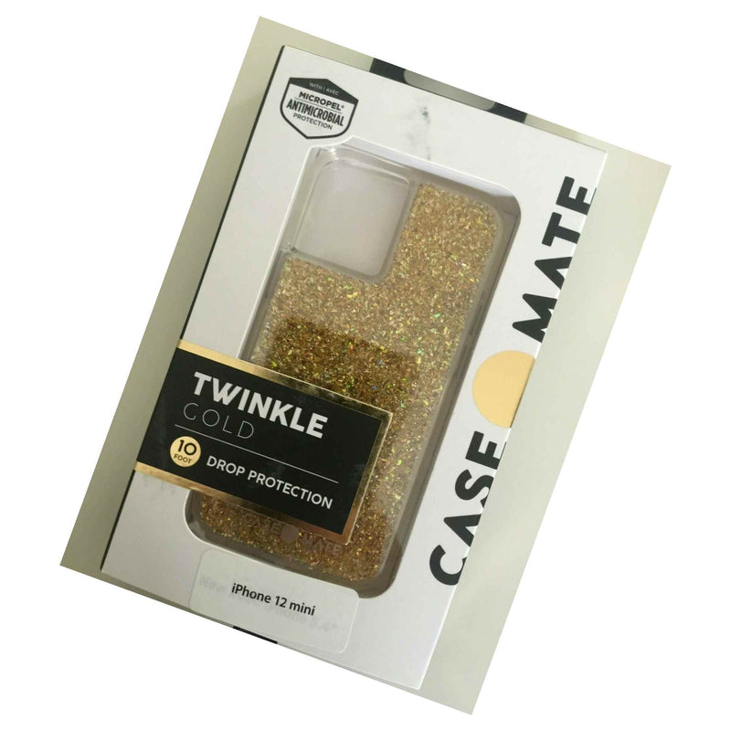 Case Mate Apple Iphone Twinkle Case Gold Iphone 12 Mini New