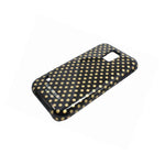 Isaac Mizrahi New York Mini Dot Design Samsung Galaxy S5 Case Black Gold New