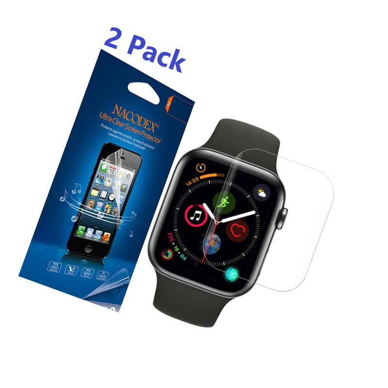 2 Pack Nacodex 3D Screen Protector Film For Apple Watch Series 5 Series 4 40Mm