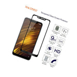 Nx For Xiaomi Poco Phone F1 Full Cover Tempered Glass Screen Protector Black
