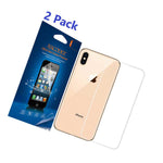 2 Pk Only For Back Full Cover No Foam Screen Protector For Iphone Xs Max 6 5