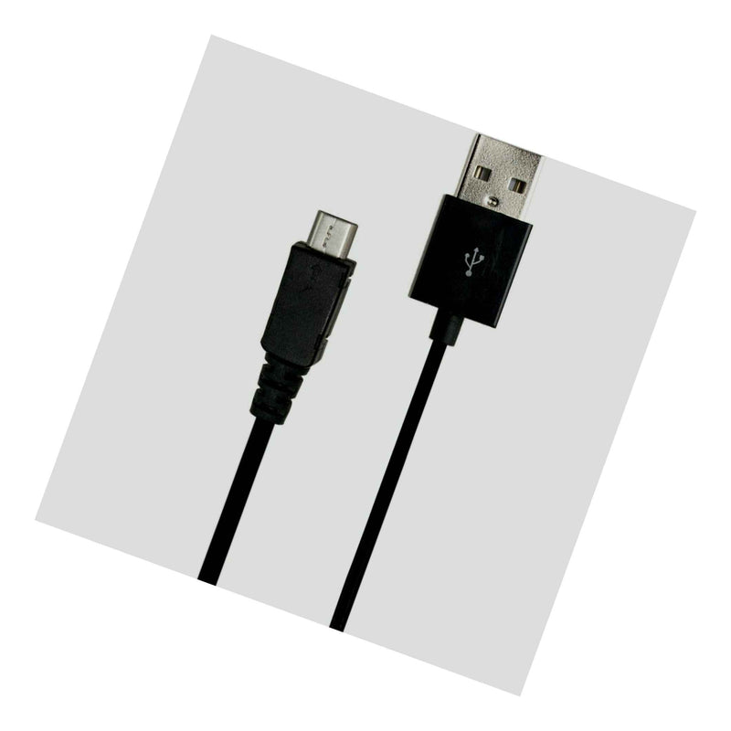 Fonegear 7698 Fuse Charge Sync Micro Usb Cable 10 Foot Long Pvc Cable Black