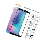 For Samsung Galaxy A6S G6200 Full Cover Tempered Glass Screen Protector Black