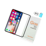 3X Nacodex For Apple Iphone 11 Full Cover Tempered Glass Screen Protector Black
