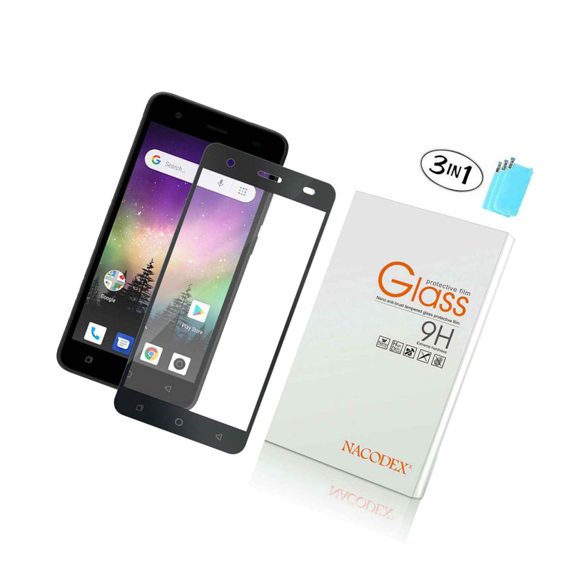 3X Nx For Coolpad Legacy Go Illumina 3310A Full Cover Glass Screen Protector