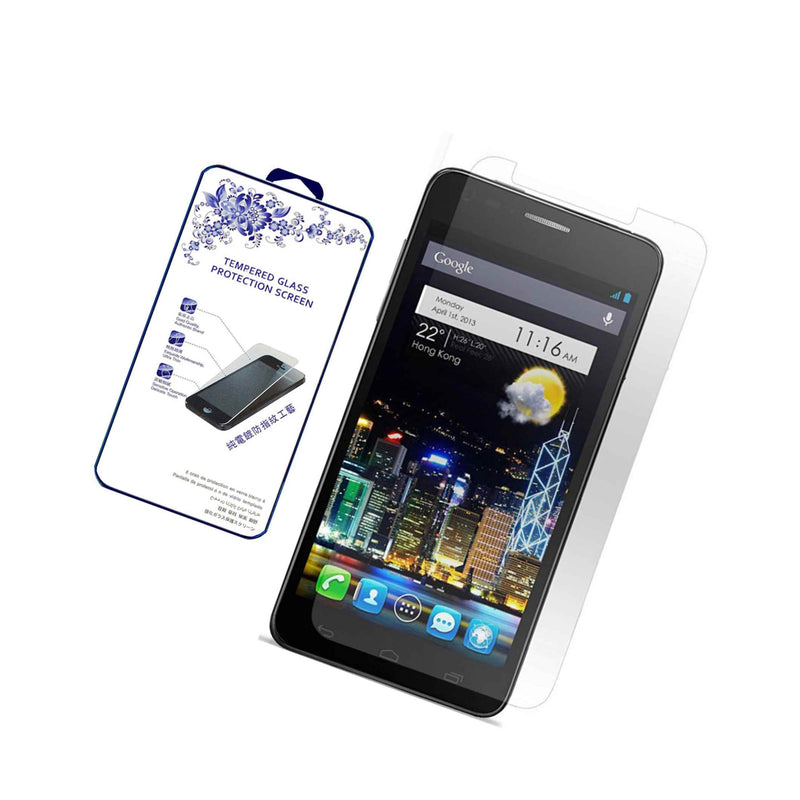 Hd Tempered Glass Screen Protector For Alcatel Acquire Streak Cricket Boost