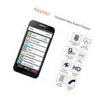 Nacodex For Alcatel Jitterbug Smart 2 Tempered Glass Screen Protector