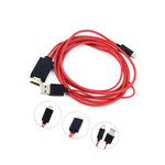 Micro Usb Mhl To Hdmi Adapter Cable Hdtv For Samsung Galaxy Tab 3 10 1 P5210