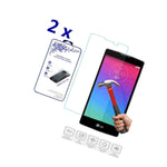 2X For Lg Spirit H440 Premium Tempered Glass Screen Protector Shield Film 0 33Mm