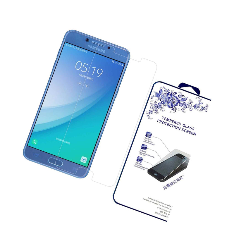 Premium Tempered Glass Screen Protector For Samsung Galaxy C5 Pro