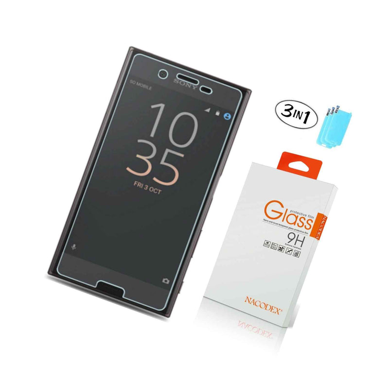 3X Nacodex Hd Tempered Glass Screen Protector For Sony Xz Premium