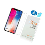 5 Pack Nacodex For Apple Iphone Xs X 5 8 Tempered Glass Screen Protector