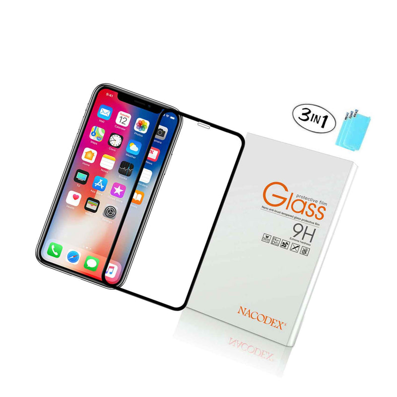 3X Nx For Apple Iphone Xs Max 6 5 Full Cover Tempered Glass Screen Protector